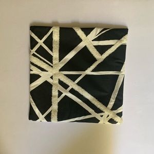Abstract Black and White Pier 1 Pillow